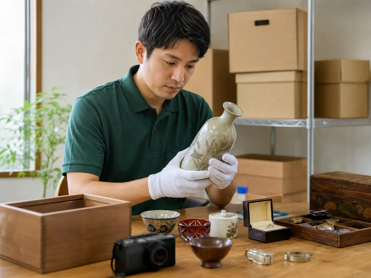 見積書を読み合わせるスタッフ