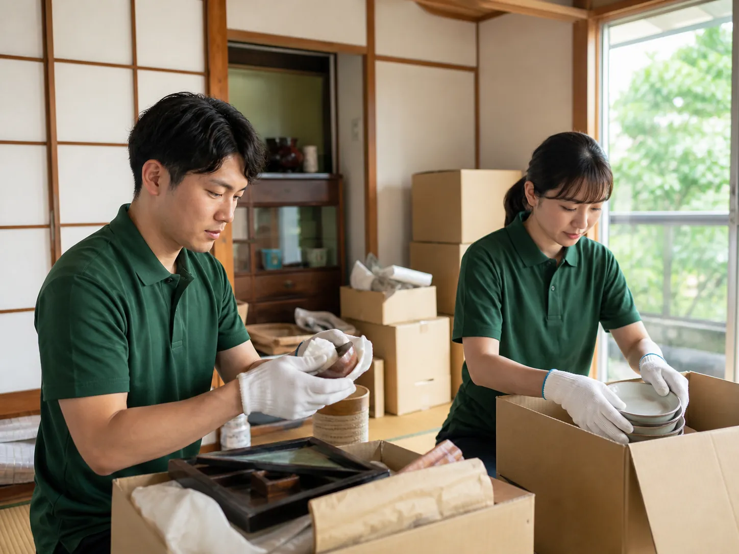 遺品の仕分け・搬出
