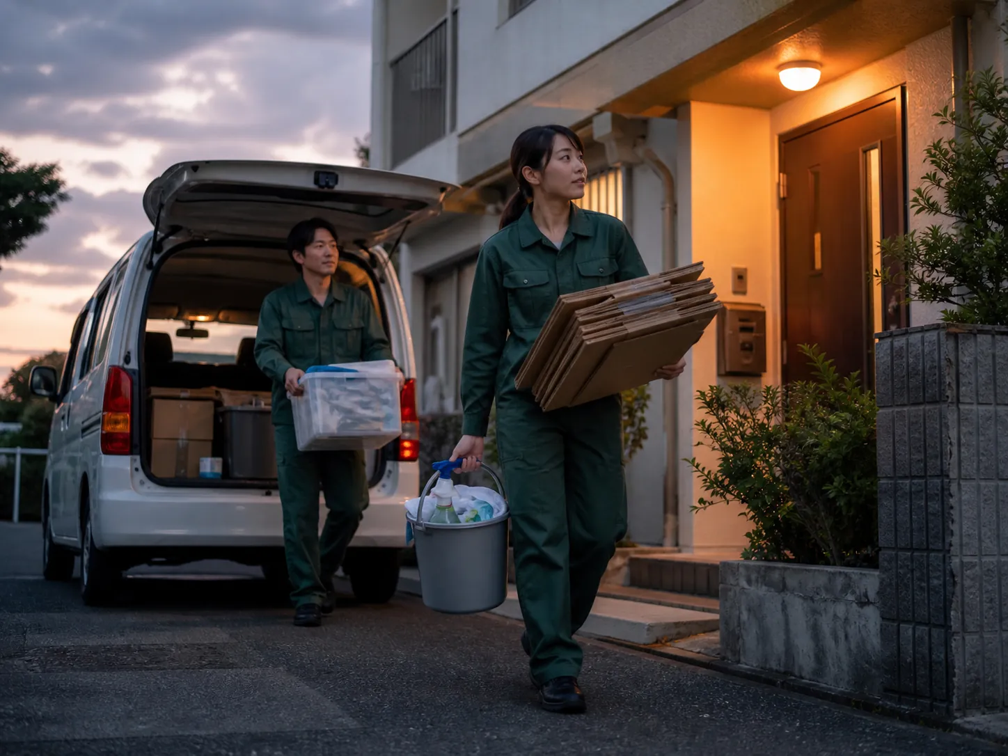 期日から逆算して段取りするスタッフ